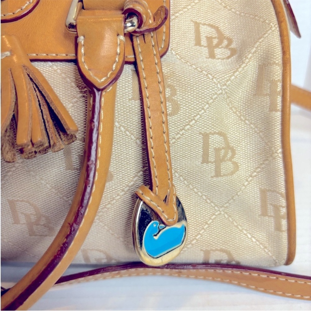 Dooney & Bourke Beige and Tan Satchel - Picture 2 of 13